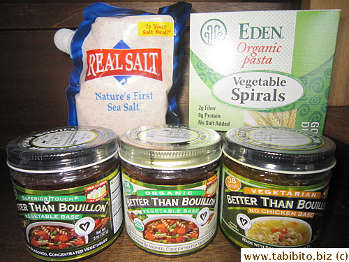 Meat-based bouillon is not allowed for import, but these vegetable stocks are delicious enough 