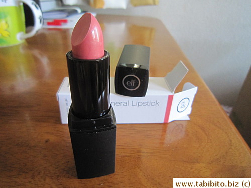 Also bought a lipstick to try