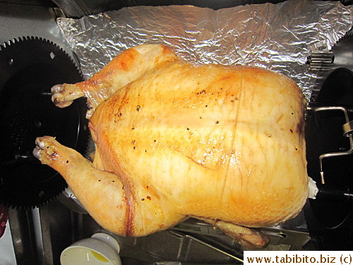 Cooked a 2.8kg/6 lbs chicken