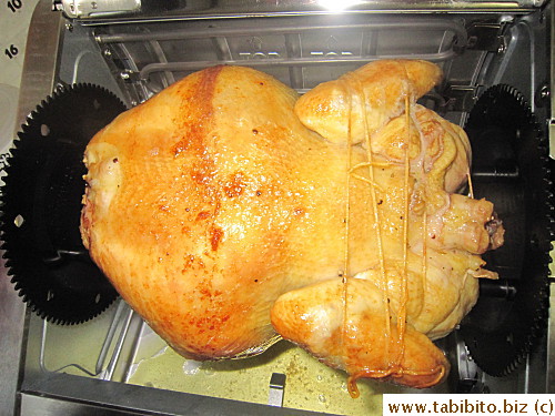 Still no crispy skin, but moist juicy meat as usual
