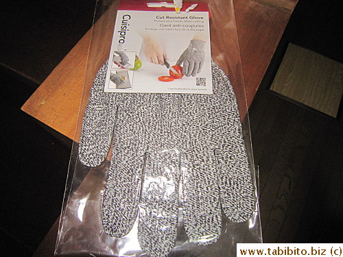 Serlina remembered me looking for cut resistant gloves in Sydney