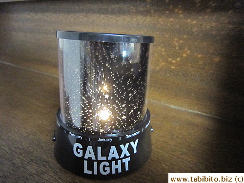 I was also searching for spinning lamps