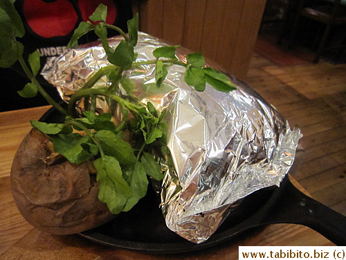 Serlina had the beef patty