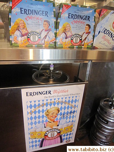 They have German beer on their menu