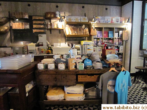 Open shop area inside the restaurant