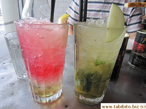 Don't remember what kinds of mocktail we ordered, around S$9 each