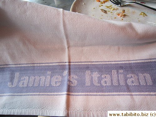 Their signature napkins