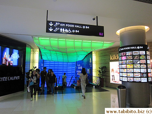 ION Food Hall is on B4