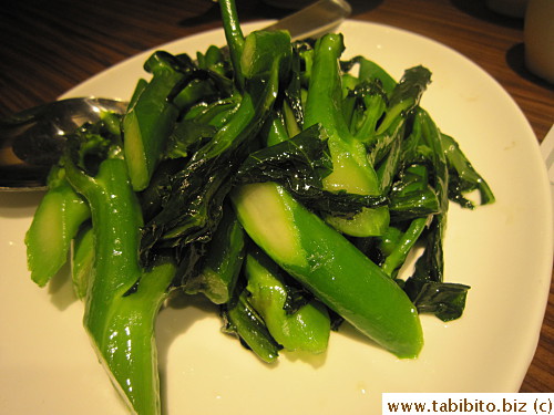 Stirfried Chinese broccoli