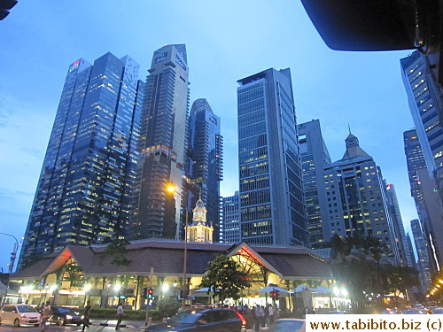 Lau Pa Sat is right in the central business district