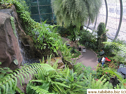 Indoor waterfall