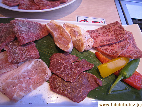 Mine was a variety of meat