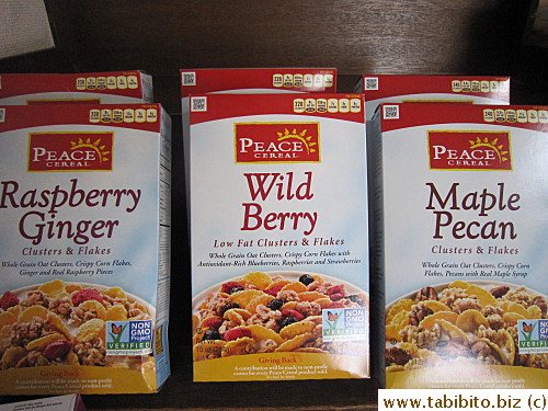 We love Peace cereal