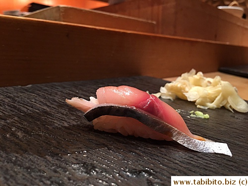 Check out the sushi they had