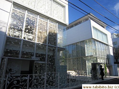 A romantic building for a wedding planner type of company in Omotesando