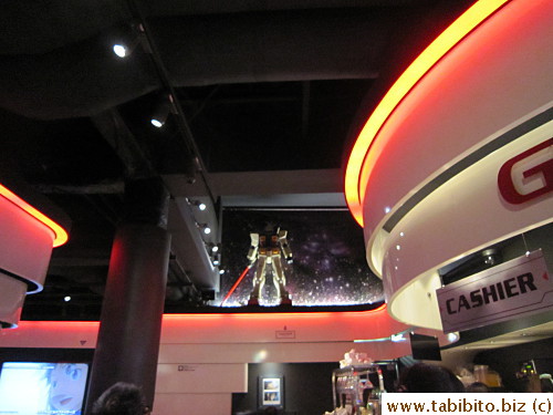 A small Gundam inside