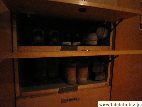 Shoe cupboard in the 