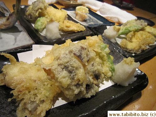 Three orders of mixed tempura