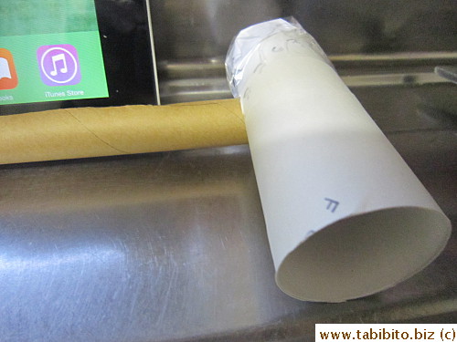 cover the ends with toilet rolls,