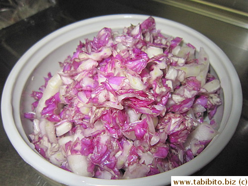 Salted and chilled makes a refreshing side dish