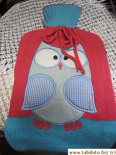 Got this hot water bottle for my sore elbow (arthritis?)