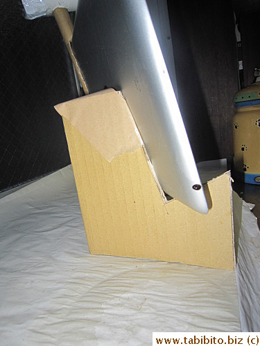 Another easy cardboard stand I learned from youtube