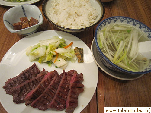 Dinner at Rikyu in Kichijoji, prices have gone up and serving has become smaller too