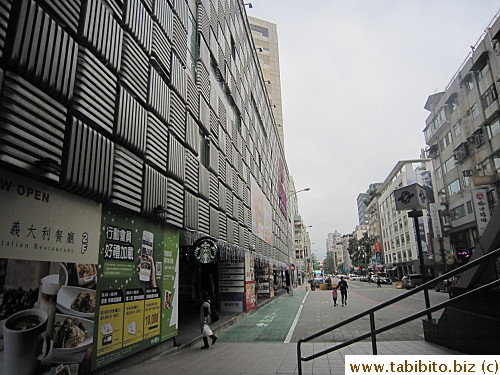 Chao Jiang Yan is right next to subway exit