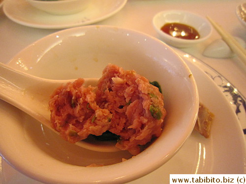 Beef balls tasted the same as Hong Kong's but lacked juiciness