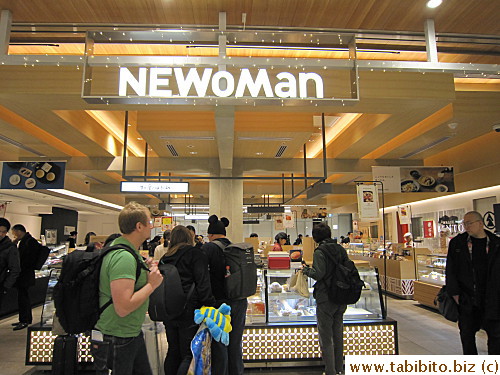 First time we were in the newly finished (maybe not that new) NewoMan (JR South Exit)