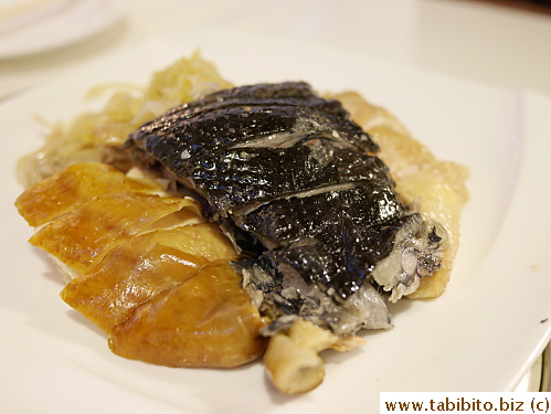 Three Chicken Plate (smoked, steamed, salted?)