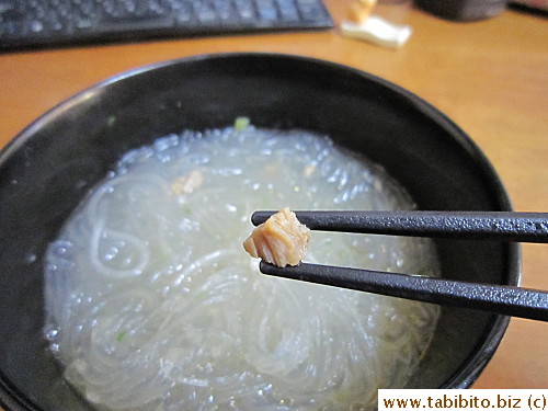 The worst part is the soup has a weird rotten smell