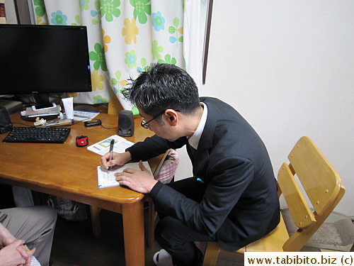 The soft-spoken and empathetic staff explained the ceremony and burial service to us