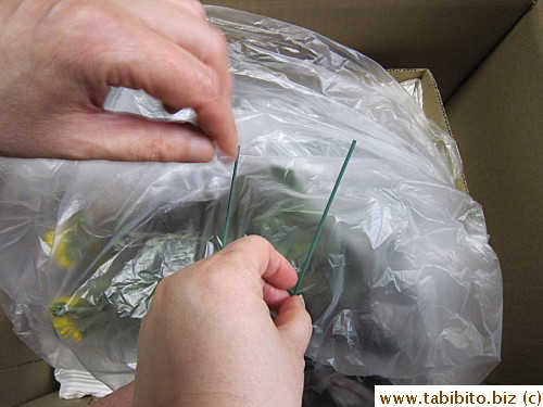 We were given incense to place on MT