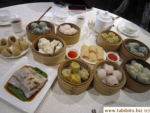 Dim sum lunch soon after we arrived home