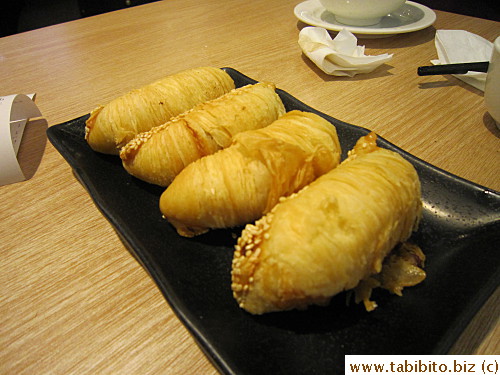 Very flaky but under-seasoned daikon thingies