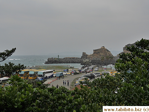 Lots of Korean tourists that day