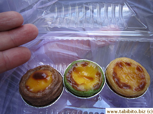 KL ate bite-sized tarts which he said were good