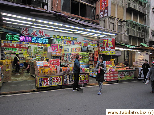 and some peanut candies and stuff and iron eggs from the next two stores
