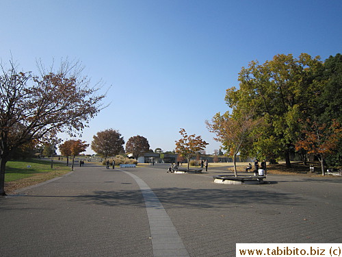 Walking towards the entrance