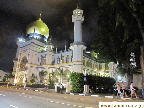 A mosque across from Zam Zam