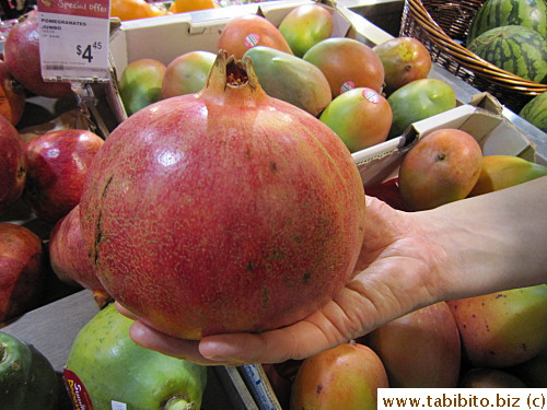 I've never seen a promgranate this big