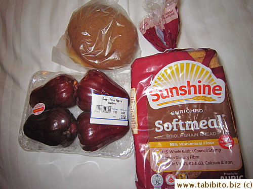 Bought breakfast food