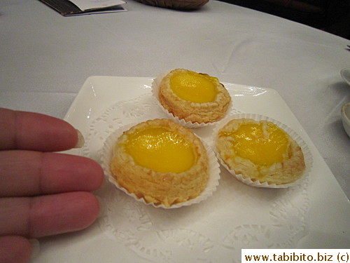 So were flaky egg tarts