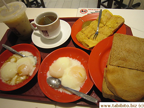 Breakfast at Ya Kun Kaya Toast
