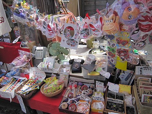 A shop sells retro toys and stuff