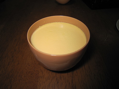 equivalent to baked custard