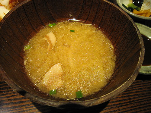 Pork miso soup